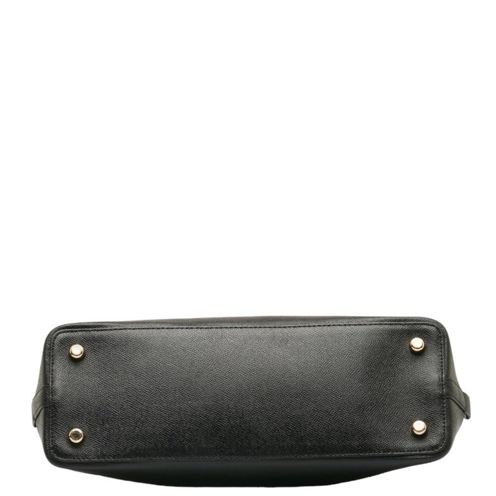 COACH Sierra Satchel Handbag F57524 Black Leather Women's - Picture 4 of 8